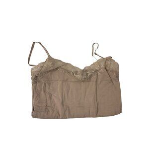 Light Mocha Lace Trim Cami